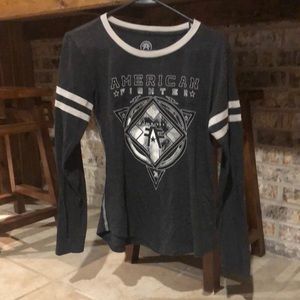 American fighter long sleeve shirt